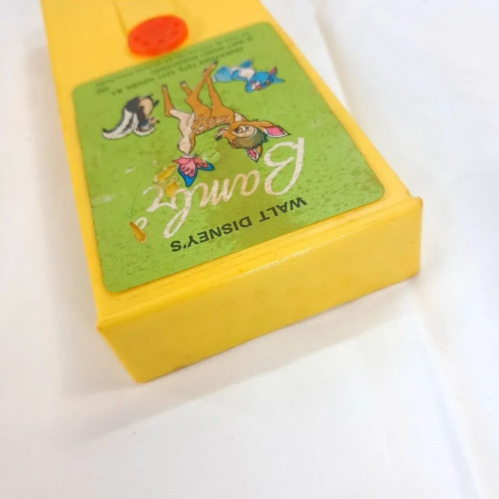 Vintage Fisher Price Movie Viewer CARTRIDGE Walt Disney's Bambi &‎ Friends #480